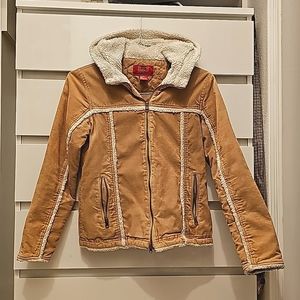 Corduroy Hooded Jacket